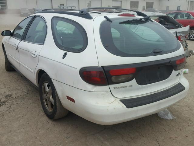 1FAFP58U82G253089 - 2002 FORD TAURUS SE WHITE photo 3