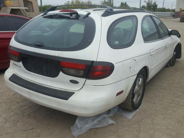 1FAFP58U82G253089 - 2002 FORD TAURUS SE WHITE photo 4