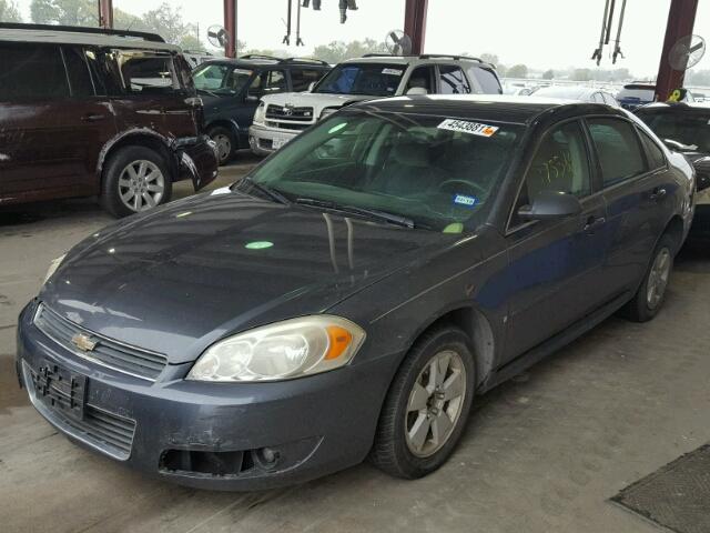 2G1WB5EK4A1131863 - 2010 CHEVROLET IMPALA LT GRAY photo 2