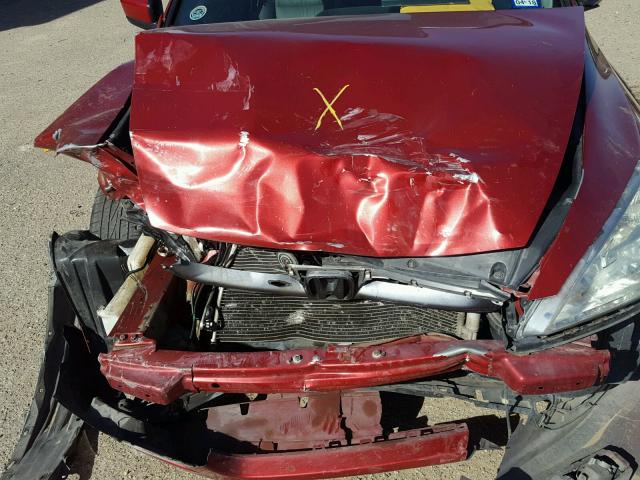 1HGCM56337A127461 - 2007 HONDA ACCORD RED photo 7