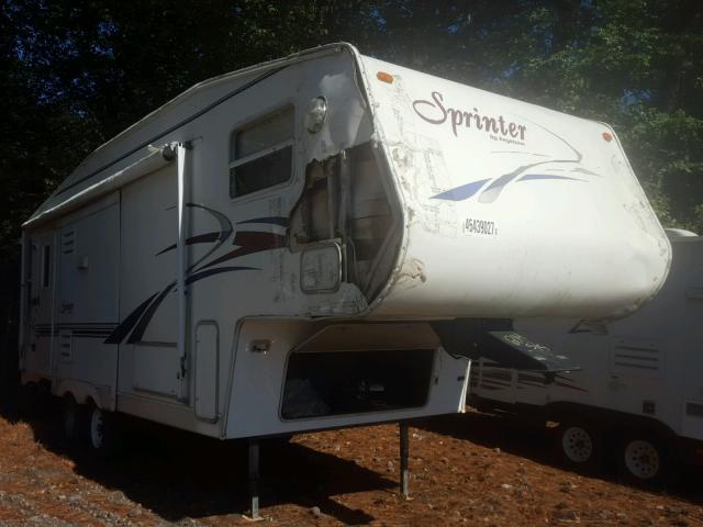 4YDF2622121203219 - 2002 KEYSTONE SPRINTER თეთრი ფოტო 1