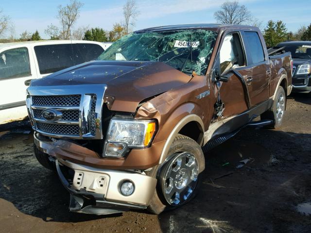 1FTFW1ET8CFC01499 - 2012 FORD F150 SUPER BROWN photo 2