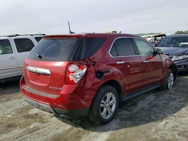 2GNALFEK9D6371610 - 2013 CHEVROLET EQUINOX LT BURGUNDY photo 4