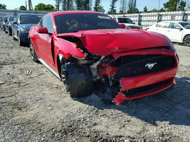 1FA6P8TH6G5292830 - 2016 FORD MUSTANG RED photo 1