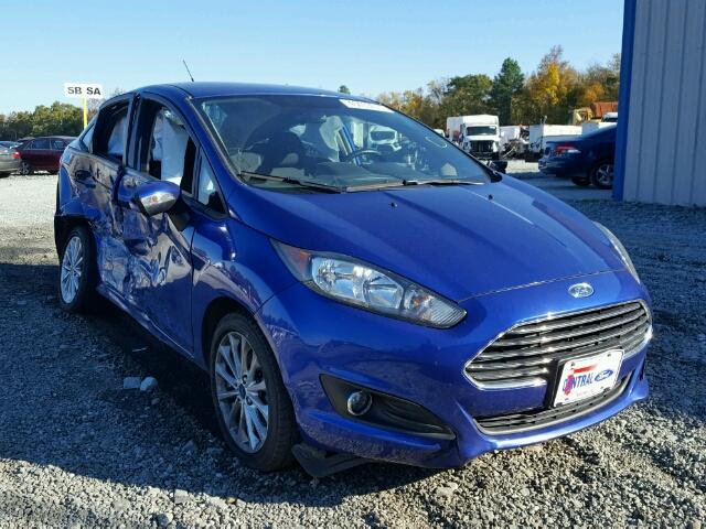 3FADP4BJ4EM150892 - 2014 FORD FIESTA SE BLUE photo 1