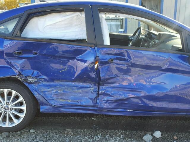 3FADP4BJ4EM150892 - 2014 FORD FIESTA SE BLUE photo 9