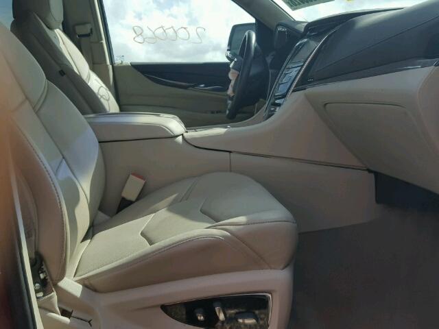 1GYS3HKJ4HR142454 - 2017 CADILLAC ESCALADE E RED photo 5