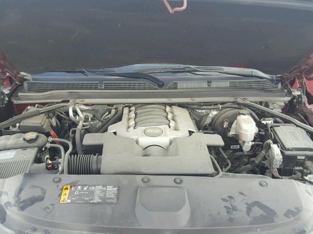 1GYS3HKJ4HR142454 - 2017 CADILLAC ESCALADE E RED photo 7