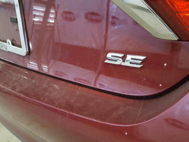 4T1BF1FK4HU737675 - 2017 TOYOTA CAMRY LE RED photo 9