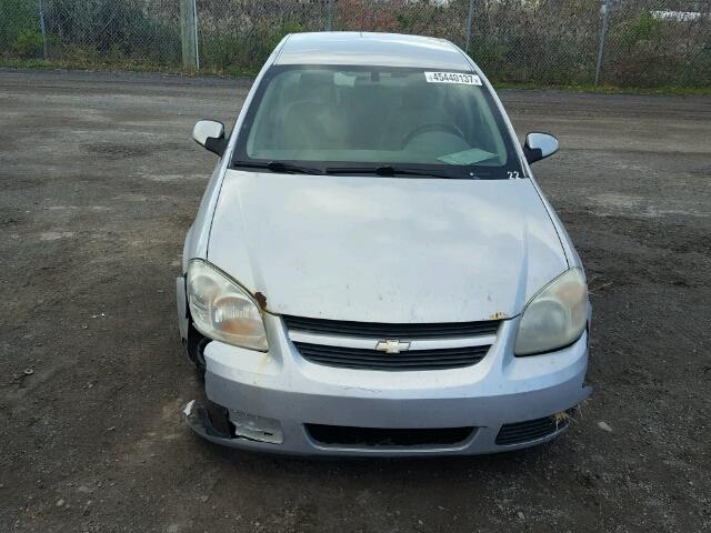 1G1AL55F877280461 - 2007 CHEVROLET COBALT LT SILVER photo 9