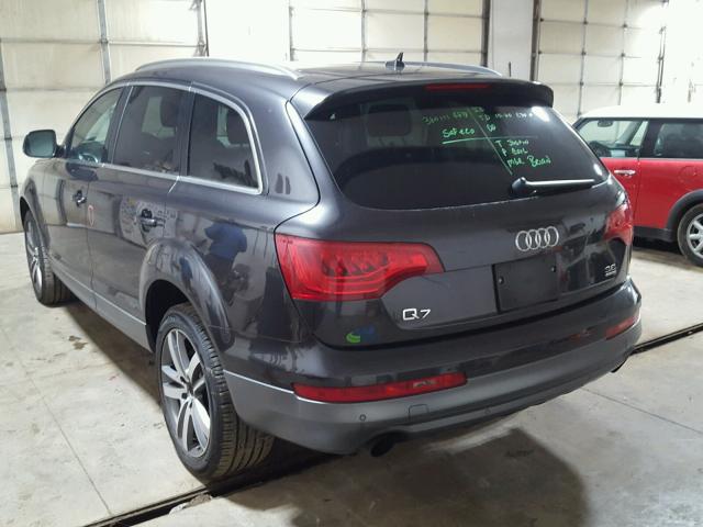 WA1LYAFE4AD005799 - 2010 AUDI Q7 PREMIUM CHARCOAL photo 3