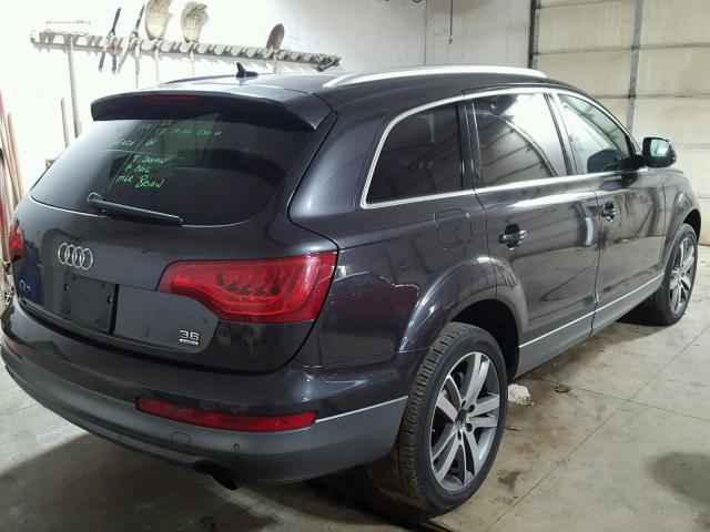 WA1LYAFE4AD005799 - 2010 AUDI Q7 PREMIUM CHARCOAL photo 4