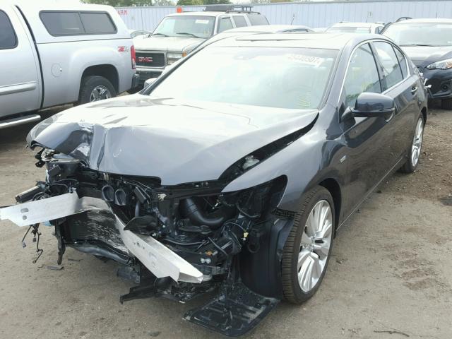 JH4KC2F9XHC000131 - 2017 ACURA RLX SPORT GRAY photo 2