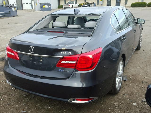 JH4KC2F9XHC000131 - 2017 ACURA RLX SPORT GRAY photo 4