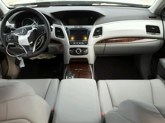 JH4KC2F9XHC000131 - 2017 ACURA RLX SPORT GRAY photo 9