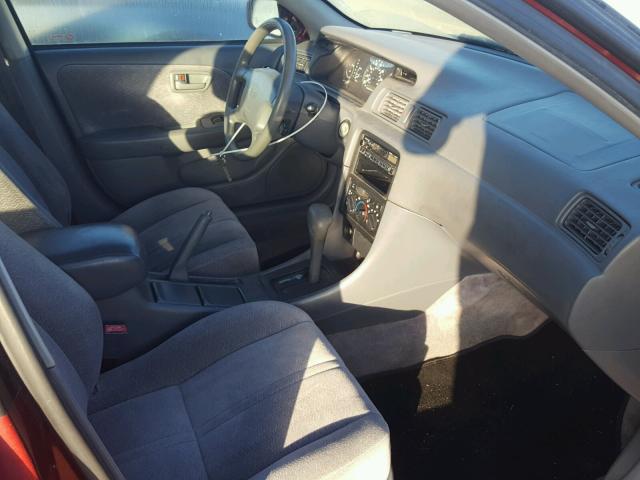 JT2BG22K0V0094718 - 1997 TOYOTA CAMRY LE მუქწითელი ფოტო 5