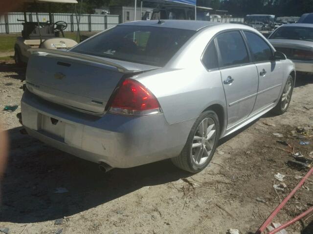 2G1WC5E35D1204524 - 2013 CHEVROLET IMPALA LTZ SILVER photo 4