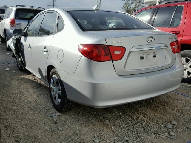 KMHDU4AD2AU905635 - 2010 HYUNDAI ELANTRA SILVER photo 3