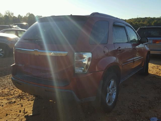 2CNDL63F356053992 - 2005 CHEVROLET EQUINOX LT RED photo 4