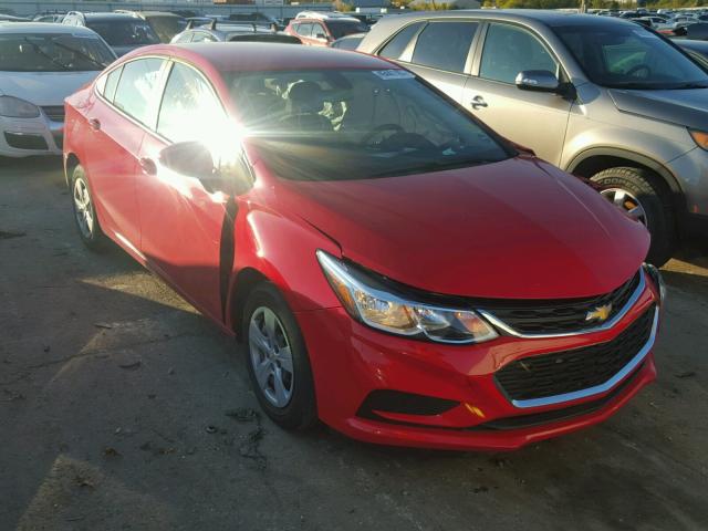 1G1BC5SM8H7224755 - 2017 CHEVROLET CRUZE LS RED photo 1