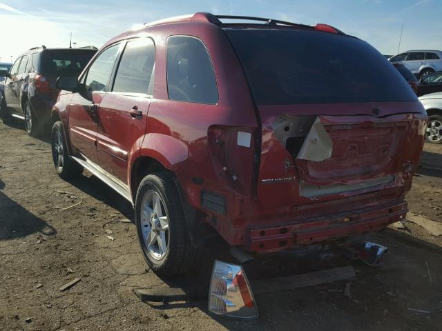 2CNDL73F156068755 - 2005 CHEVROLET EQUINOX LT RED photo 3