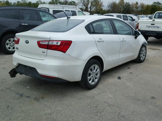 KNADM4A33G6695987 - 2016 KIA RIO LX Սպիտակ լուսանկար 4