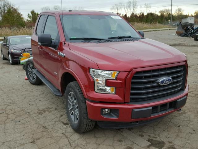 1FTEX1EP3GFD60867 - 2016 FORD F150 SUPER RED photo 1