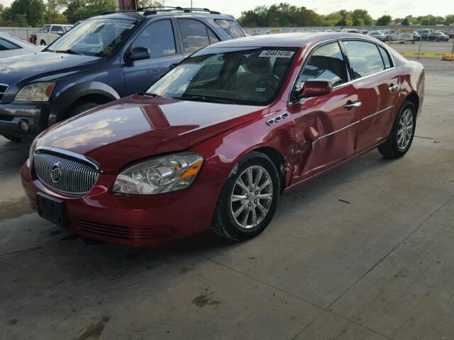 1G4HD57M39U108594 - 2009 BUICK LUCERNE CX RED photo 2