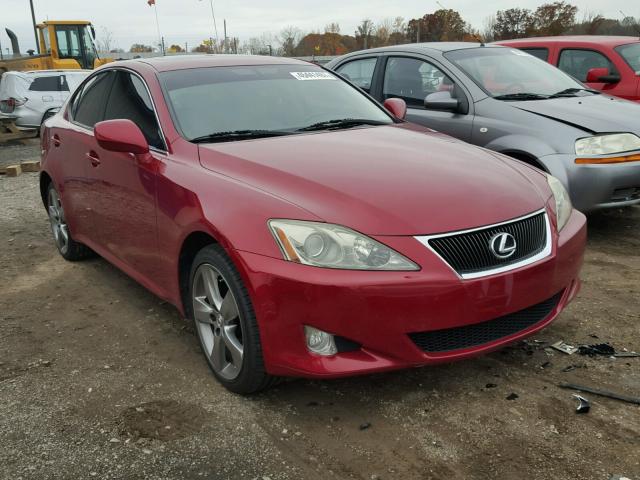 JTHCK262475010974 - 2007 LEXUS IS 250 RED photo 1