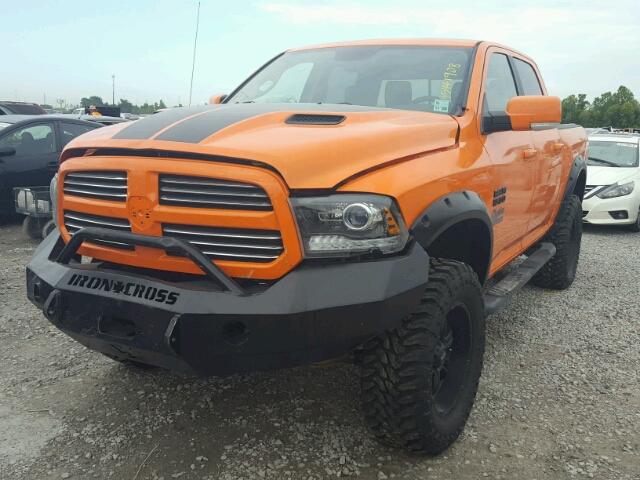 1C6RR7MT7FS702475 - 2015 RAM 1500 SPORT ORANGE photo 2