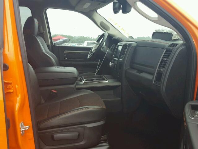 1C6RR7MT7FS702475 - 2015 RAM 1500 SPORT ORANGE photo 5