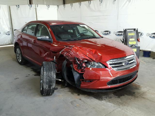 1FAHP2FW8AG109830 - 2010 FORD TAURUS LIM RED photo 1