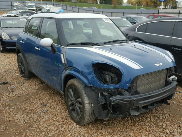 WMWZC5C53CWL63118 - 2012 MINI COOPER S C BLUE photo 1