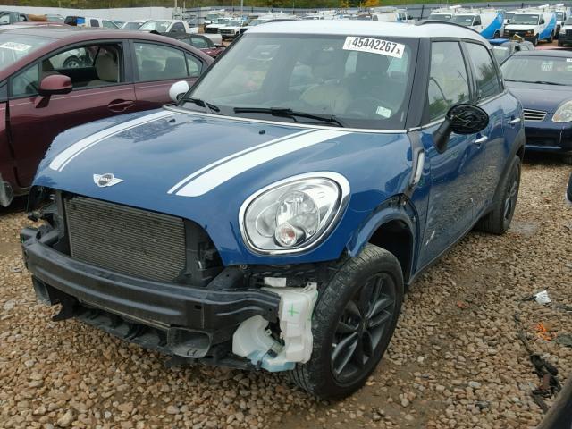 WMWZC5C53CWL63118 - 2012 MINI COOPER S C BLUE photo 2