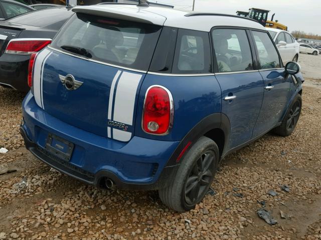 WMWZC5C53CWL63118 - 2012 MINI COOPER S C BLUE photo 4