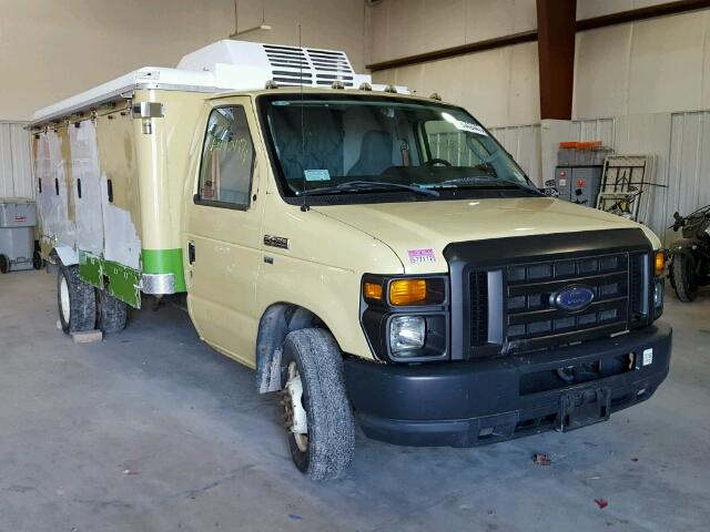 1FDXE4FL4ADA75511 - 2010 FORD ECONOLINE YELLOW photo 1