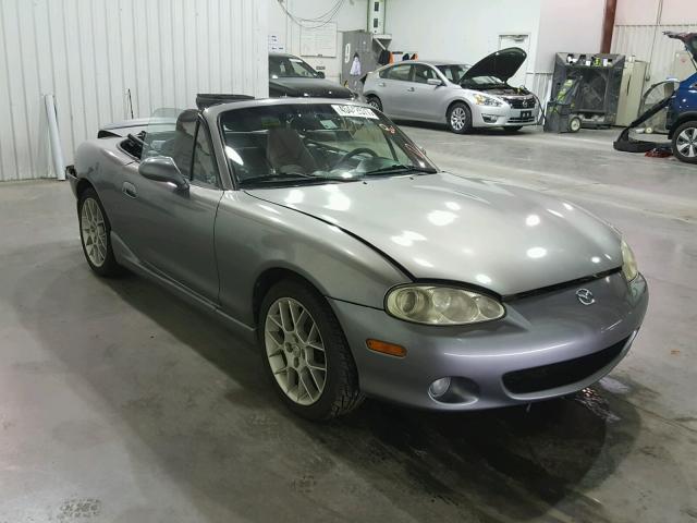 JM1NB353520225800 - 2002 MAZDA MX-5 MIATA SILVER photo 1