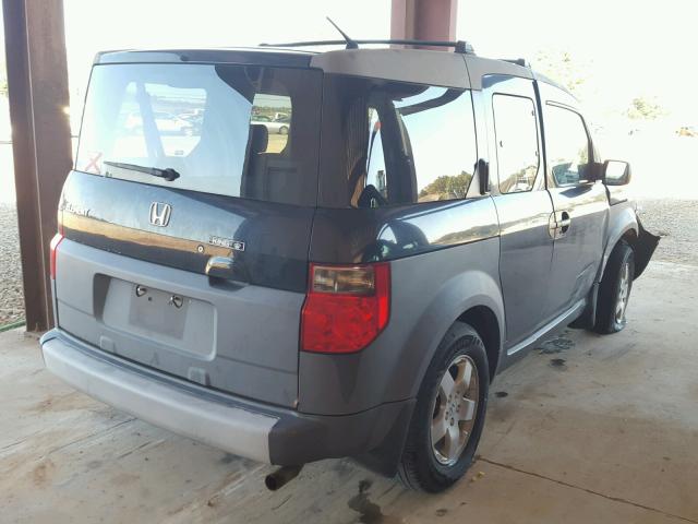 5J6YH17584L000653 - 2004 HONDA ELEMENT BLUE photo 4