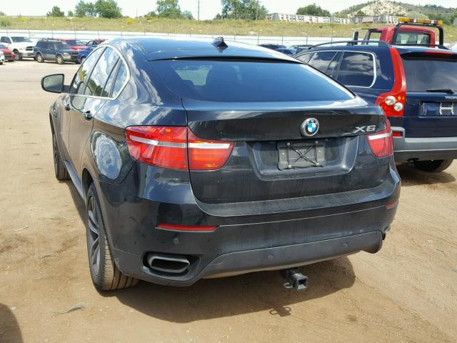 5UXFG8C57DL591085 - 2013 BMW X6 XDRIVE5 Czarny zdjęcie 3