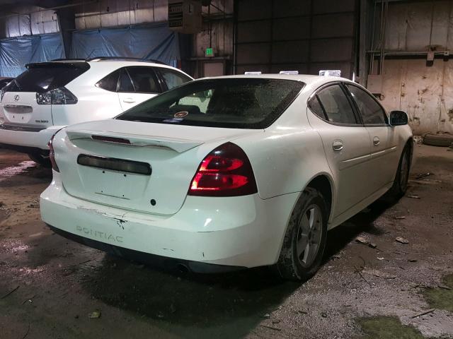 2G2WP552761279168 - 2006 PONTIAC GRAND PRIX WHITE photo 4