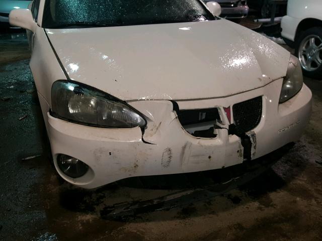 2G2WP552761279168 - 2006 PONTIAC GRAND PRIX WHITE photo 9