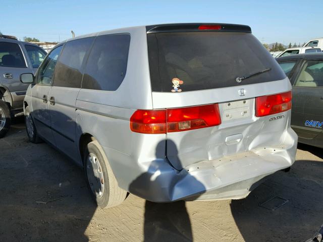 2HKRL18541H522896 - 2001 HONDA ODYSSEY LX SILVER photo 3