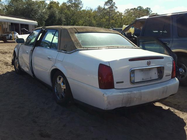 1G6KD54Y54U134191 - 2004 CADILLAC DEVILLE WHITE photo 3