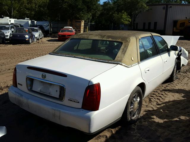 1G6KD54Y54U134191 - 2004 CADILLAC DEVILLE WHITE photo 4