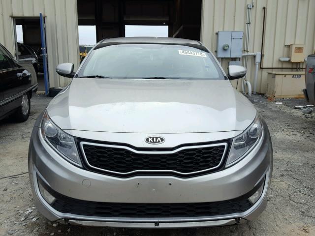 KNAGM4AD3B5003019 - 2011 KIA OPTIMA HYB SILVER photo 9