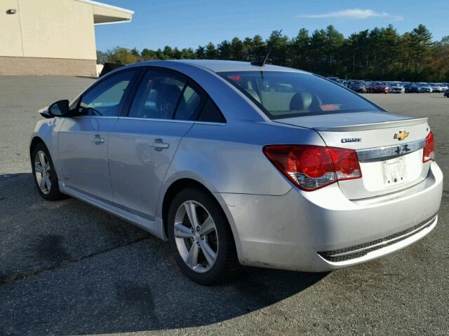 1G1PE5SB3E7384388 - 2014 CHEVROLET CRUZE LT SILVER photo 3