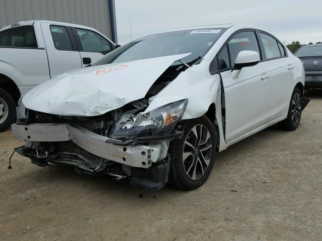 19XFB2F92DE016199 - 2013 HONDA CIVIC WHITE photo 2