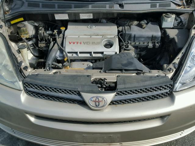 5TDZA23C94S060271 - 2004 TOYOTA SIENNA GOLD photo 7