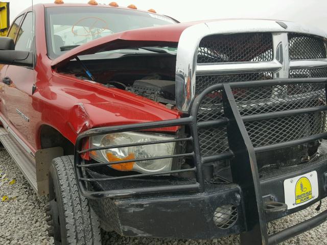 3D7MU48C43G815268 - 2003 DODGE RAM 3500 S RED photo 9