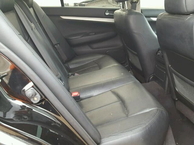 JNKCV61F29M350111 - 2009 INFINITI G37 BLACK photo 6